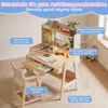 Scrivania per bambini Merax in legno massello regolabile in Anteprima dell’immagine prodotto 10