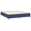 [Home] Boxspringbett mit Matratze Blau 180x200 cm Stoff , Produktbild-Vorschau 3