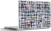 MuchoWow® Laptop Aufkleber Sticker Cover Linie - Abstrakt - Produktbild-Vorschau 1