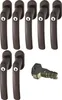 ABUS FG200 B SB abschließbarer Fenstergriff, braun im Set 7 Produktbild-Vorschau 1