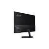 The back view of a black computer monitor on a white background. Produktbild-Vorschau