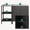 Outdoorset 'Bolognano' Standregal und Schrank Stahl Produktbild-Vorschau 4