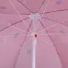 Close-up view of the inside of a pink umbrella with a watermelon pattern. Podgląd zdjęcia produktu
