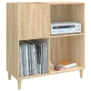 Mobile Porta Dischi Rovere Sonoma 84,5x38x89 Legno Anteprima dell’immagine prodotto 11