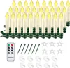 MONZANA® Christbaumkerzen LED Kabellos 30er Set Batterie Produktbild-Vorschau 1