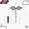 KOTARBAU® Sada 10 ks rúrkových svoriek 1/2" s dvojitým Náhľad obrázku produktu 3