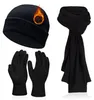 Omgoods - Warm Gebreide Winterset voor Mannen met Beanie, Productafbeelding-voorbeeld 1