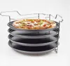 MICHELINO 5-częściowy zestaw do pieczenia pizzy 4 okrągłe Podgląd zdjęcia produktu 4