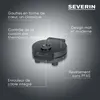 SEVERIN 2116 SEVERIN WA 2116 Black Line Waffeleisen Anteprima dell’immagine prodotto 7