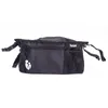 A black stroller organizer is shown against a white background. Náhled obrázku produktu