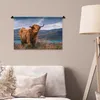 MuchoWow® Wandteppich Wandbehang Schottische Hochlandrind - Produktbild-Vorschau 5