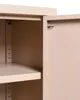 BELIANI Hoher Aktenschrank Beige Stahl 40x40x102 cm mit 2 Produktbild-Vorschau 5