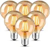 Edisonova vintage žárovka, Edisonova LED žárovka teplá bílá Náhled obrázku produktu 1