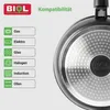 BIOL Hohe Aluminium Bratpfanne mit Antihaftbeschichtung, Produktbild-Vorschau 3