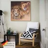 ARTland Leinwandbild Löwen Größe: 70x70 cm Produktbild-Vorschau 5