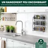 Étagère à épices Bremermann à fixation murale, 3 niveaux, Voir les images du produit 2