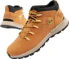 A pair of Timberland Sprint Trekker Mid boots are shown against a white background. One boot is in the foreground, angled towards the viewer, while the other is in the background, slightly out of focus. Produktbild-Vorschau