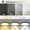 24W ultradünn Deckenleuchte mit Nachtlichtmodus, Produktbild-Vorschau 4
