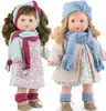 Puppe Ida 42 cm mit langen Haaren & Schlafaugen Weichkörper Spielzeug Puppe zum kämmen und frisieren Geschenkidee Voir les images du produit