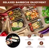 Bremermann grillpannen 4-delige set incl. 8 bamboe Productafbeelding-voorbeeld 2