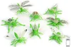 8er Set Insekten aus Plastik ca. 4-8 cm groß "Glow in the Produktbild-Vorschau 2