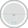 A diagram of a round LED mirror with dimensions and control icons. Podgląd zdjęcia produktu