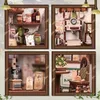 Casa in miniatura fai-da-te Sunny Cafe con LED Anteprima dell’immagine prodotto 13