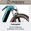 Agon Alpha E Bike Mountainbike Herren oder Damen 170 - 190 Produktbild-Vorschau 8