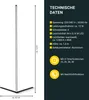 MeLitec Smart Home Eck Stehleuchte CoLiBri, 12 RGBW Produktbild-Vorschau 5