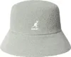 Kangol Frottee Bermuda Bucket Hat Fischerhut mit Logo-Stick in grau