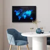 MuchoWow® MuchoWow® Gerahmtes Poster Weltkarte - Farbe - Produktbild-Vorschau 5