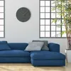 Nástěnné hodiny bez tikání ECO3 30cm, šedé Obývací pokoj, Náhled obrázku produktu 2