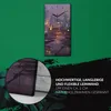 Wohnzimmer-Bild Leinwand Uhr 30x60 Boote im Hafen Produktbild-Vorschau 5