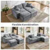 Schlafsofa Modulares Schlafsofa, 2-Sitzer Wohnzimmer Sofa Produktbild-Vorschau 3