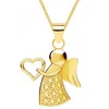 Schutzengel Halskette in Gelbgold für Damen I Goldkette 45cm

 Produktbild-Vorschau