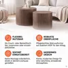 SalesFever Couchtisch 2er-Set | rund | MDF mit Produktbild-Vorschau 4