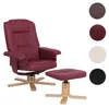 Relaxsessel H56, Fernsehsessel TV-Sessel mit Hocker Produktbild-Vorschau 9
