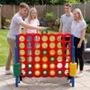 COSTWAY Riesiges 4 Gewinnt Spielset inkl. 42 Jumbo Ringen Produktbild-Vorschau 9