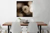 MuchoWow® Poster Sepia-Fotodruck Löwenzahn 75x75 cm - Wand Produktbild-Vorschau 2