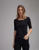 Opus Rundhals T-Shirt schwarz schwarz 2002-01-00427 Produktbild-Vorschau 6