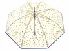 Happy Rain Long AC Regenschirm transparent mit Emojis Produktbild-Vorschau 2