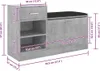 vidaXL Schuhbank Betongrau 94,5x31x57 cm Holzwerkstoff Produktbild-Vorschau 7