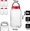 KADAX Vorratsglas 5L mit Deckel, 4 Stück, Vorratsdose aus Produktbild-Vorschau 2