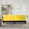 Schlafsofa Hellgelb Stoff , Schlafsofas Design 2024 Produktbild-Vorschau 1