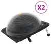 vidaXL Solarkugel Poolheizung 2 Stk. 75x75x36 cm HDPE Produktbild-Vorschau 7
