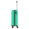 A side view of a green suitcase with its handle extended. Produktbild-Vorschau
