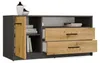 TV-Schrank Simplo 1D2S Anthrazit Eiche Artisan TV-Tisch Produktbild-Vorschau 5