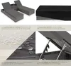 2 chaises longues en rotin avec structure en aluminium et Voir les images du produit 5