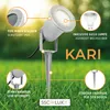 LED Spot Garten Strahler mit Erdspieß für außen in grau - Produktbild-Vorschau 4