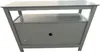 Graues Multifunktionales Sideboard 116x40x82cm MDF Lackiert Produktbild-Vorschau 6